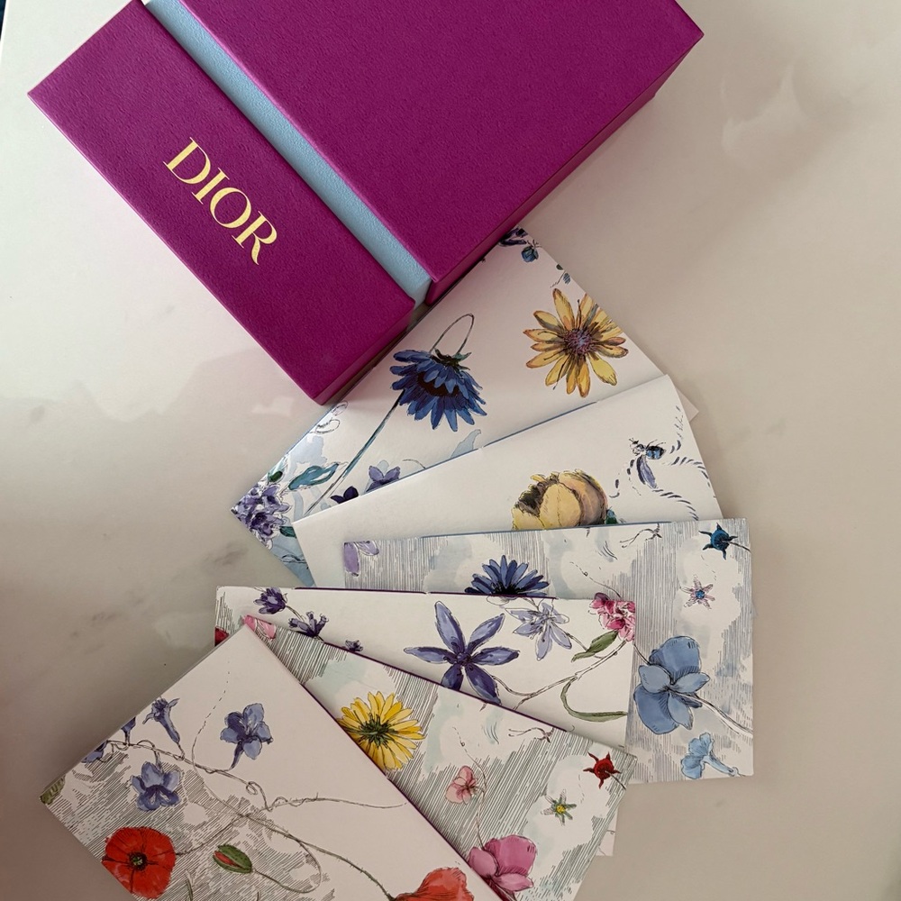 Dior Floral note books set